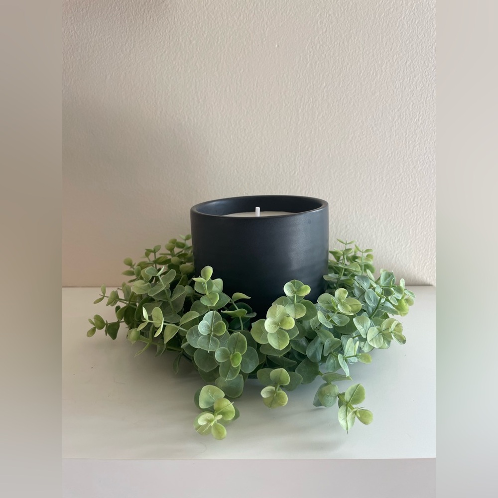 Green Faux Eucalyptus Wreath
